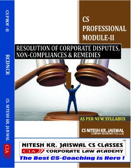 RESOLUTION OF CORPORATE DISPUTES,  NON-COMPLIANCE'S & REMEDIES (RCDNCR)
